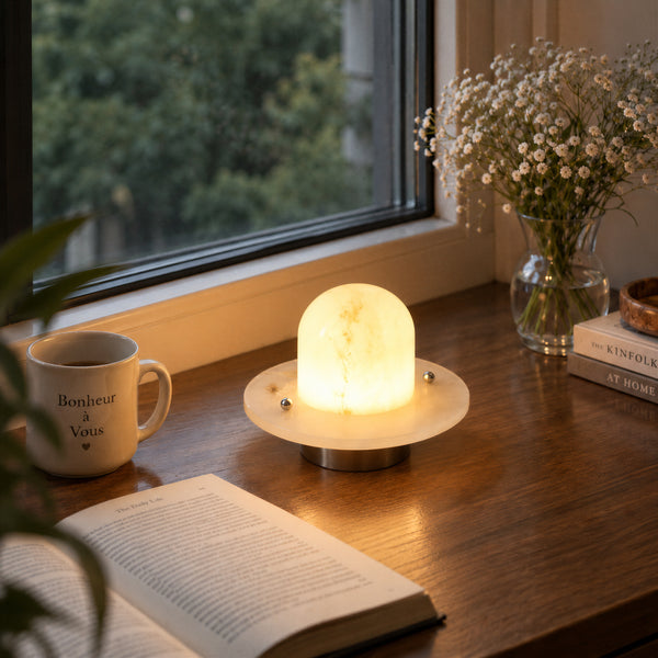 Aderune Alabaster Table Lamp 1