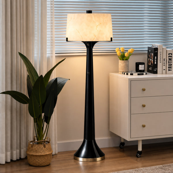 Aelvorn Alabaster Floor Lamp 7
