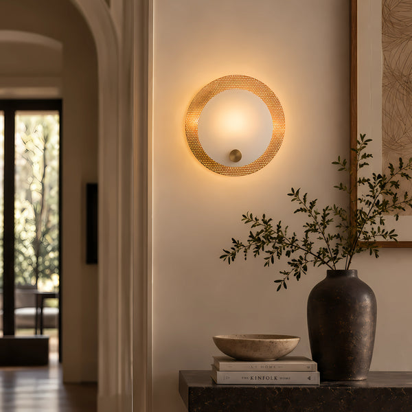 Ardeven Alabaster Halo Wall Light 3