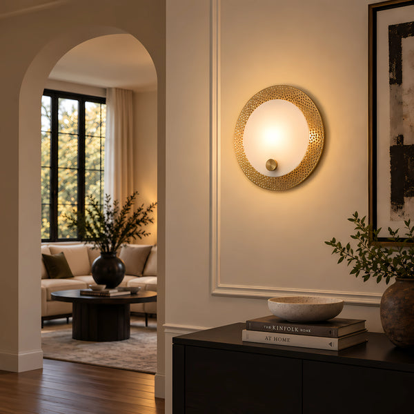 Ardeven Alabaster Halo Wall Light 6