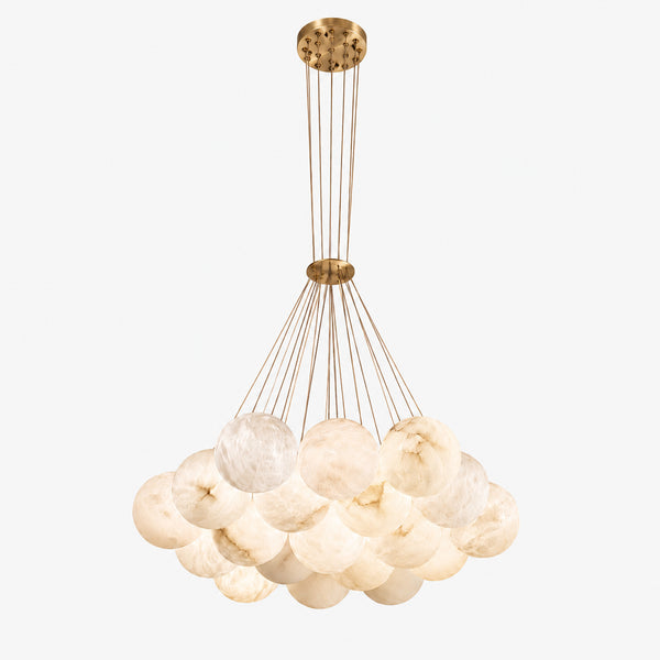 Auona Alabaster Globe Chandelier 1