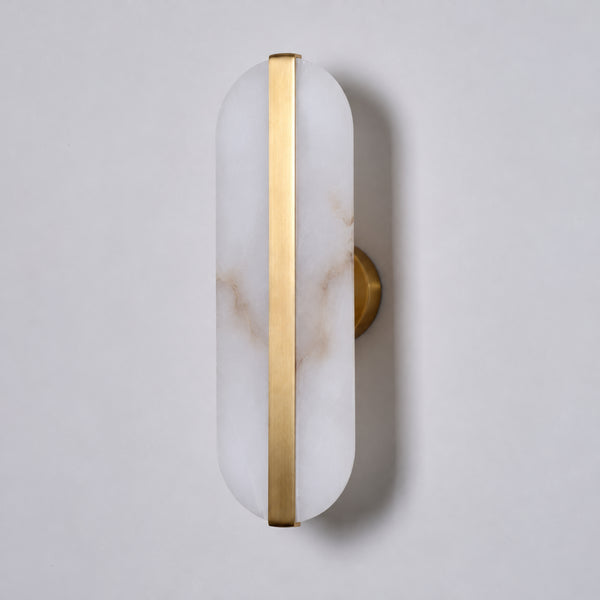 Aurenel Alabaster Capsule Wall Light 8