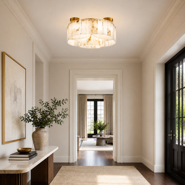 Auvrenel Alabaster Ceiling Light 1