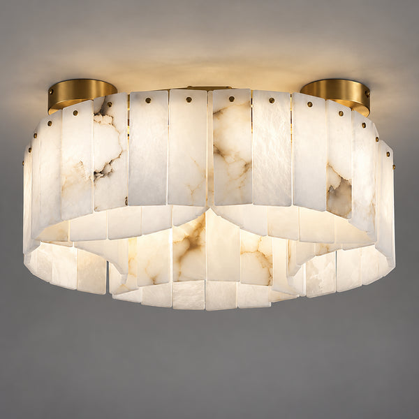 Auvrenel Alabaster Ceiling Light 12