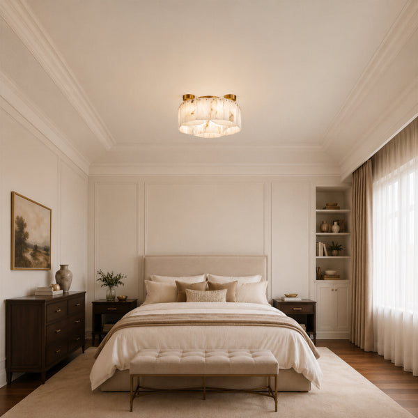 Auvrenel Alabaster Ceiling Light 2