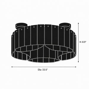 Auvrenel Alabaster Ceiling Light 7