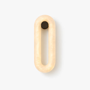 Avenoril Alabaster Oval Wall Light 1