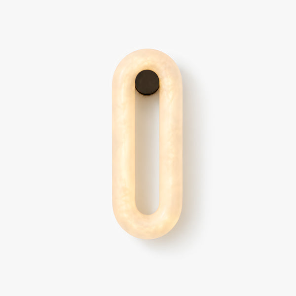 Avenoril Alabaster Oval Wall Light 1