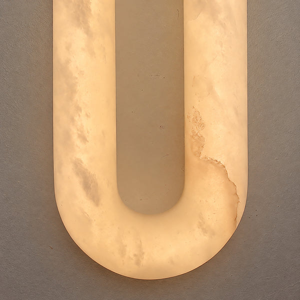 Avenoril Alabaster Oval Wall Light 11