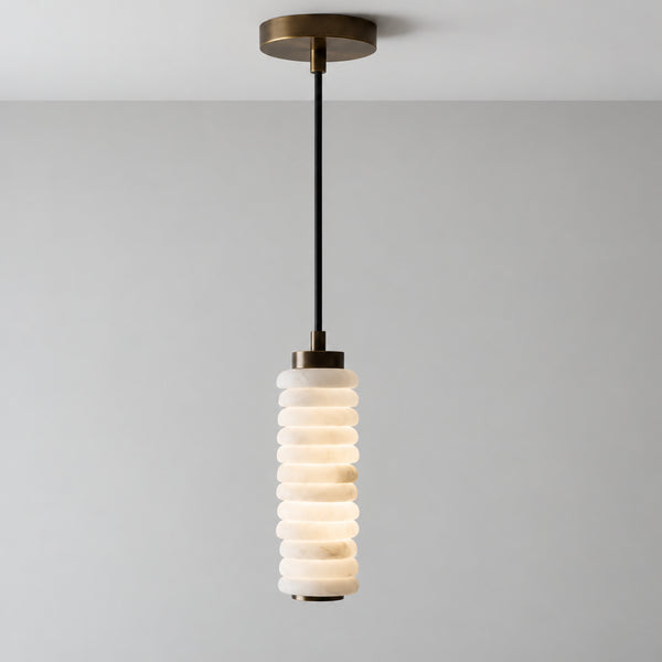 Averciel Alabaster Pendant Light 14