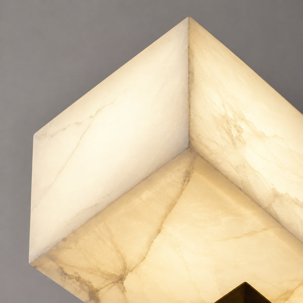 Avervane Alabaster Cube Table Lamp 10