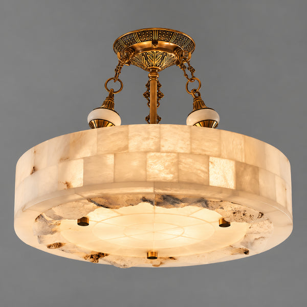 Bastrell Alabaster Ceiling Light 16