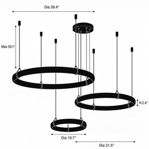 Branor Alabaster Ring Chandelier 1