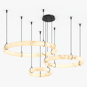 Branor Alabaster Ring Chandelier 2
