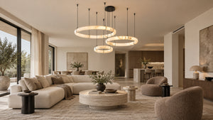 Branor Alabaster Ring Chandelier 8