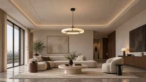 Branor Alabaster Ring Pendant Light 12