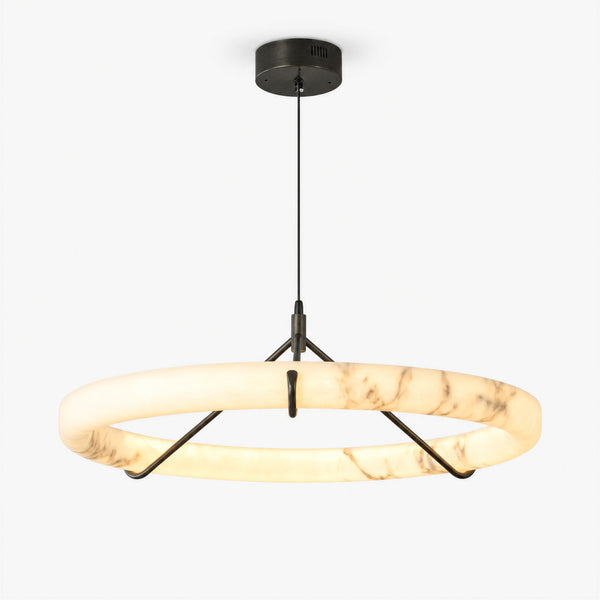 Branor Alabaster Ring Pendant Light 3