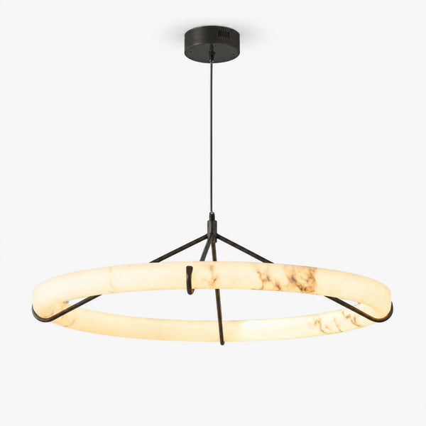 Branor Alabaster Ring Pendant Light 4