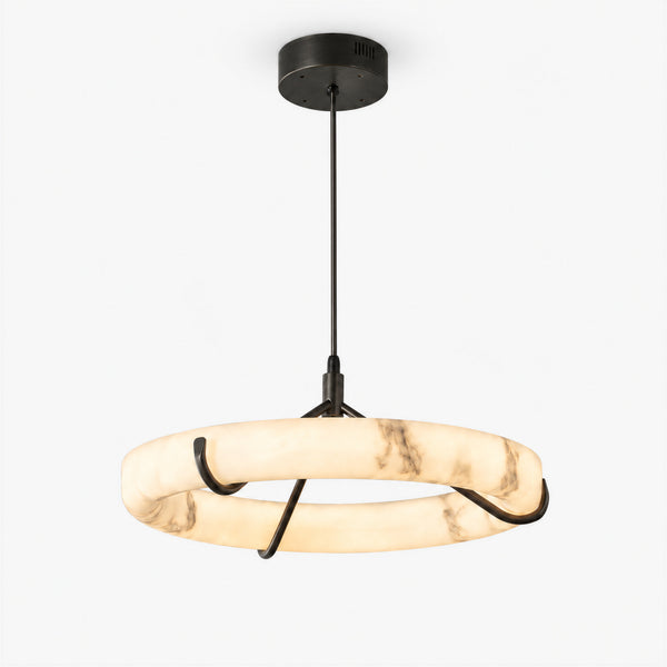 Branor Alabaster Ring Pendant Light 6