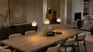 Brelmont Alabaster Drum Pendant Light 10