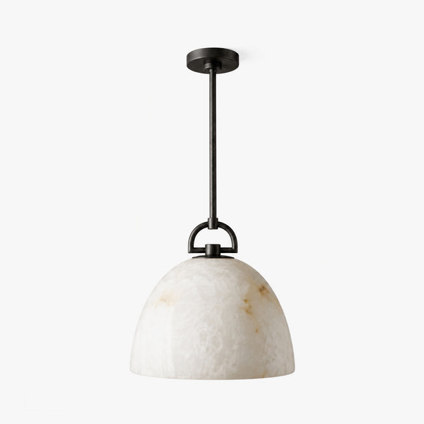 Brelton Alabaster Dome Pendant Light 10