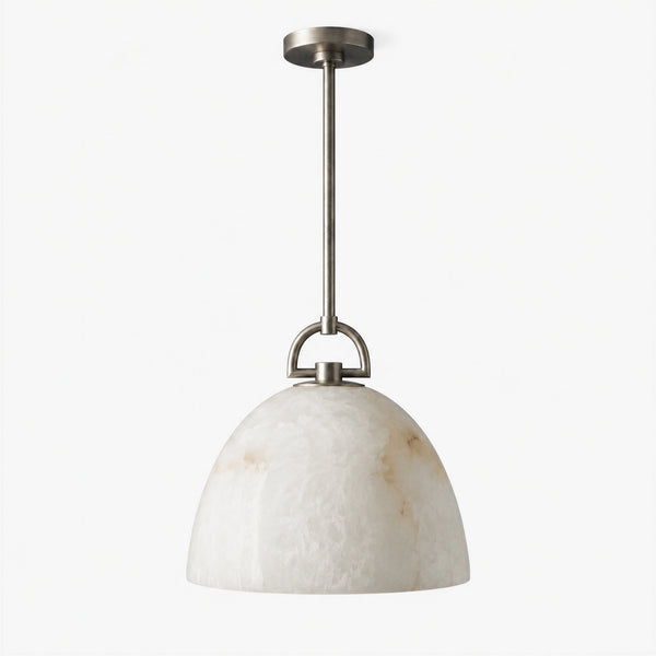 Brelton Alabaster Dome Pendant Light 4