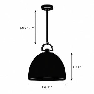 Brelton Alabaster Dome Pendant Light 5
