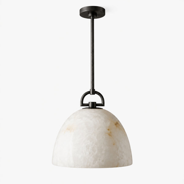 Brelton Alabaster Dome Pendant Light 7