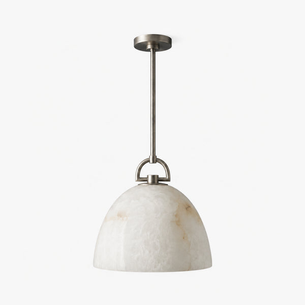 Brelton Alabaster Dome Pendant Light 9