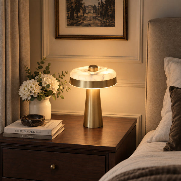 Cadrion Alabaster Table Lamp 1