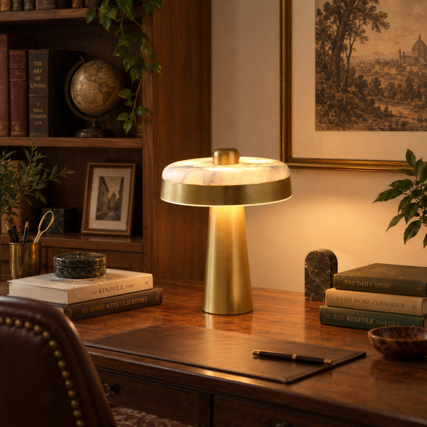 Cadrion Alabaster Table Lamp 2
