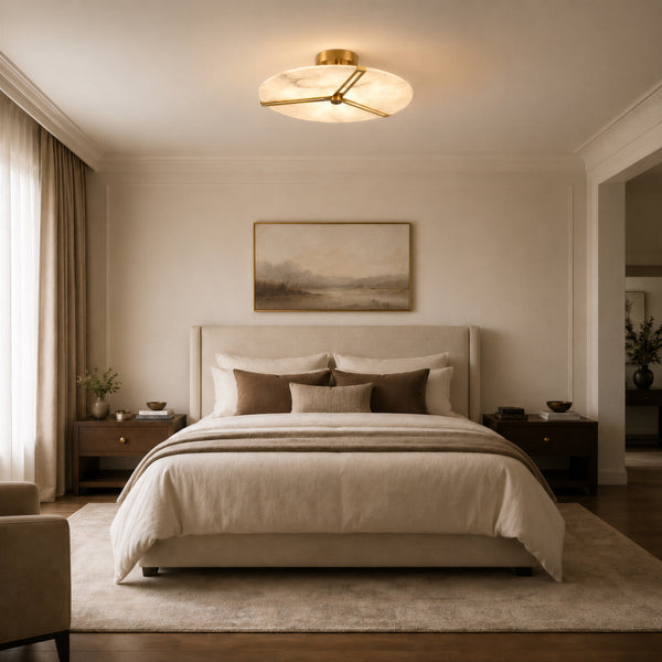 Caelvern Alabaster Ceiling Light 1