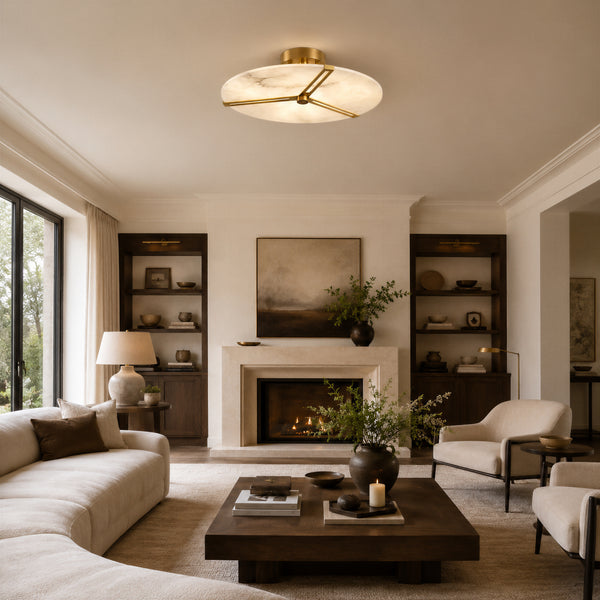 Caelvern Alabaster Ceiling Light 2