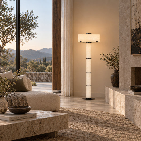 Caelvero Alabaster Floor Lamp 4