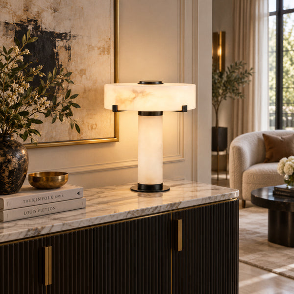 Caelvero Alabaster Table Lamp 6