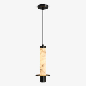 Caldovene Alabaster Cylinder Pendant Light 1