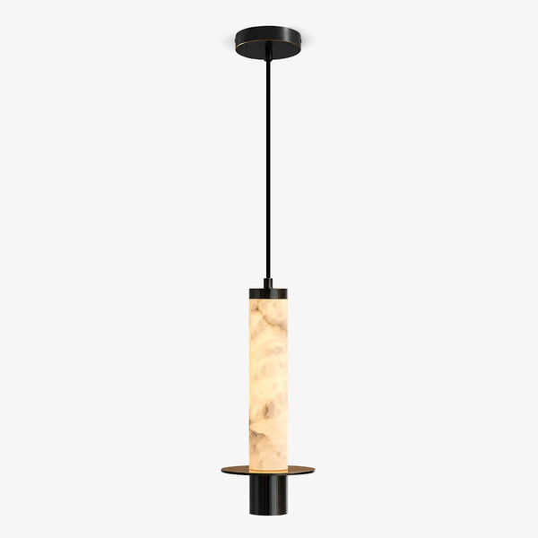 Caldovene Alabaster Cylinder Pendant Light 1