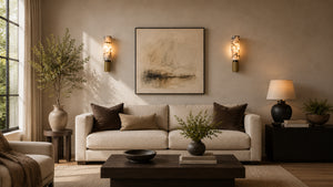 Caldrene Alabaster Cylinder Wall Light 3