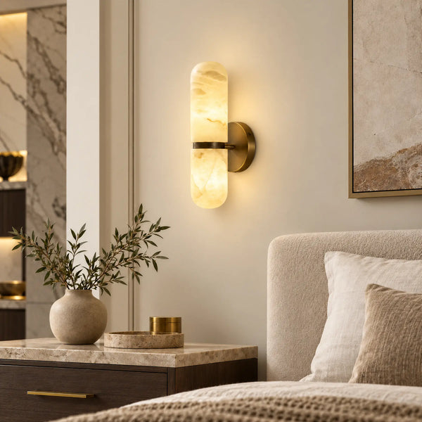 Caldrien Alabaster Wall Light 2