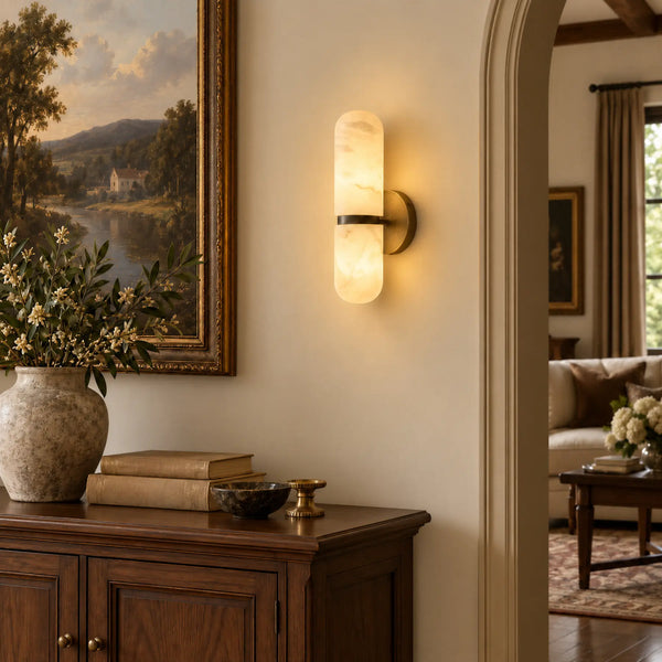 Caldrien Alabaster Wall Light 3