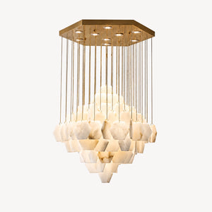 Calivren Alabaster Cascade Chandelier 1