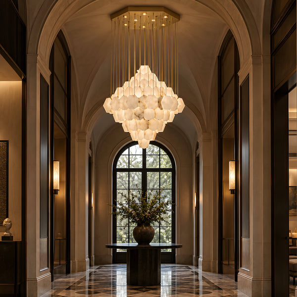 Calivren Alabaster Cascade Chandelier 2