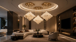 Calivren Alabaster Cascade Chandelier 7
