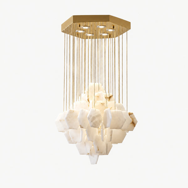 Calivren Alabaster Cascade Chandelier 9