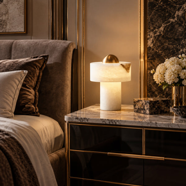 Calvoryn Alabaster Table Lamp 3