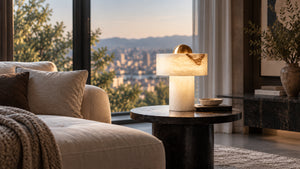 Calvoryn Alabaster Table Lamp 6
