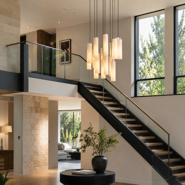 Cavorune Alabaster Cluster Chandelier 13