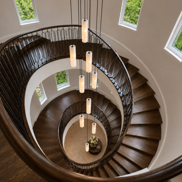Cavorune Alabaster Cluster Chandelier 7