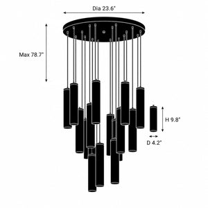 Cavorune Alabaster Cluster Chandelier 8