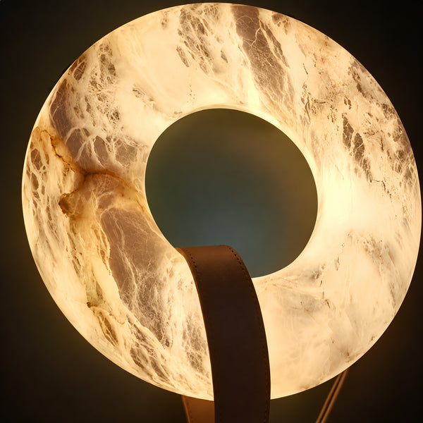 Cazrel Alabaster Ring Pendant Light 11